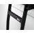 Rhino Black Aluminium 8 Step Rear Door Ladder - VW Crafter 2006-2017 High Roof (H2) - BL8-LK29 - view 2